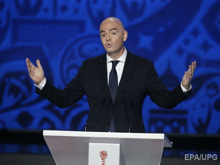 ФИФА примет меры, если получит подтверждения употребления допинга российскими футболистами – Инфантино