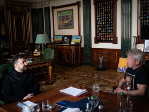 Пенн, проигнорировав Голливуд, встретился с Зеленским. Президент Украины прокомментировал